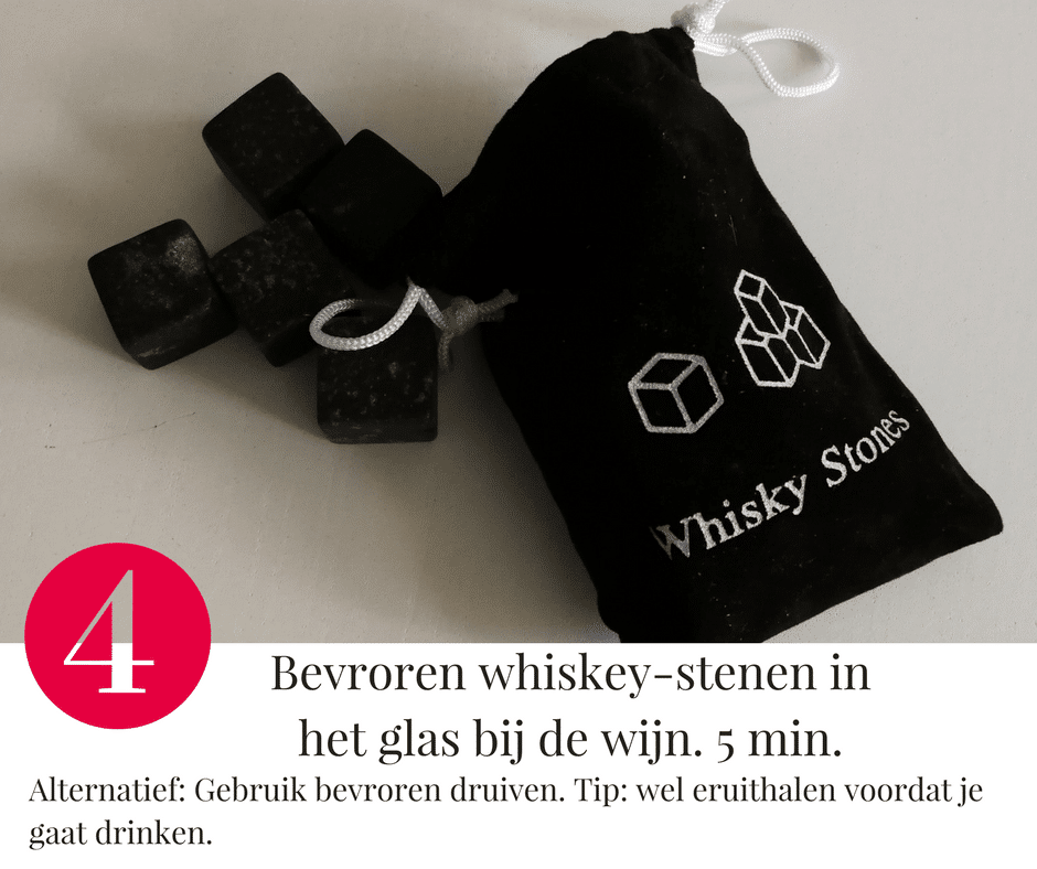 Tip 4 om wijn af te koelen Tip 4 om wijn af te koelen