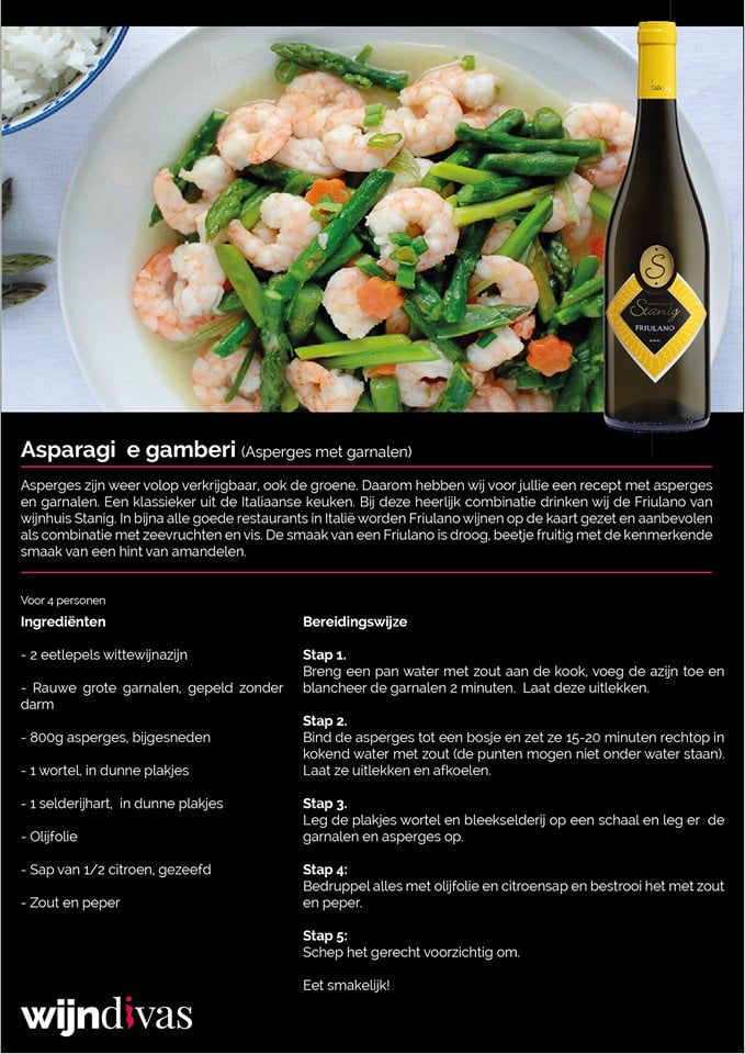 asparagi e gamberi friulano asparagi e gamberi friulano