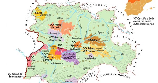 plaatje castilla y leon en cigales wijngebied