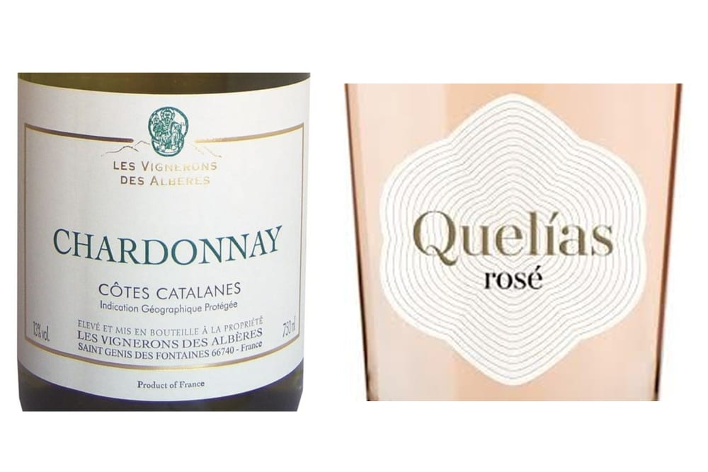 Etiketten Chardonnay & Quelias Etiketten Chardonnay & Quelias