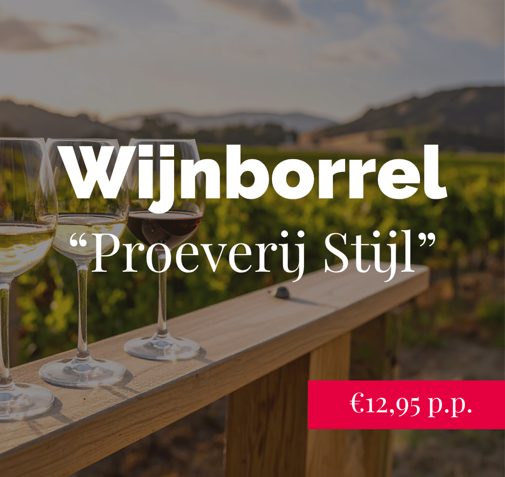 wijnborrel proeverij stijl webpagina